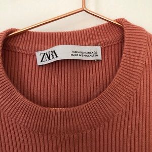 Zara Tops - Zara Coral Long Sleeve Top Zara Tops - Zara Coral Long Sleeve Top